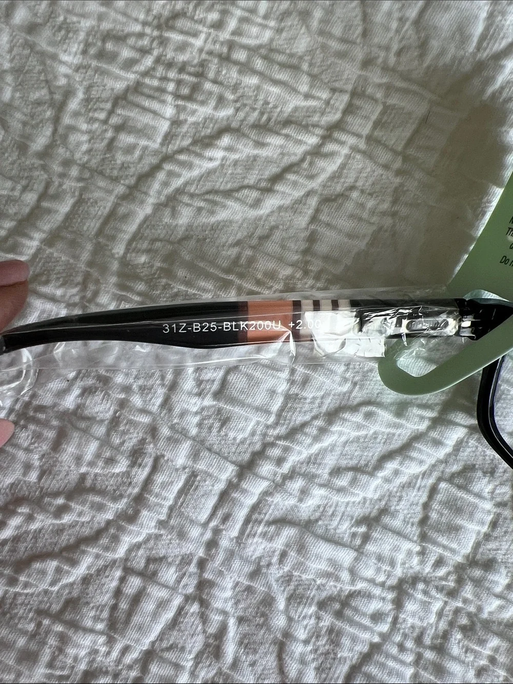 Zippo Reading Glasses +2.00 Brown frame with stripes unisex